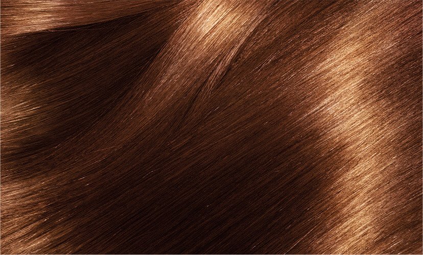 Haircolor 635 Light Amber Excellence Creme Hair Swatch